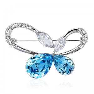 Spilla di cristallo di personalità di edizione coreana